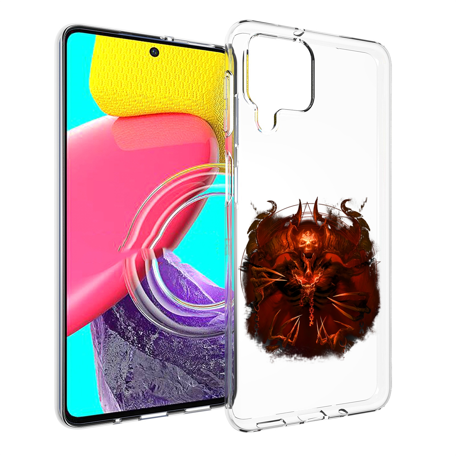 

Чехол MyPads яркий демон для Samsung Galaxy M53 (SM-M536), Прозрачный, Tocco