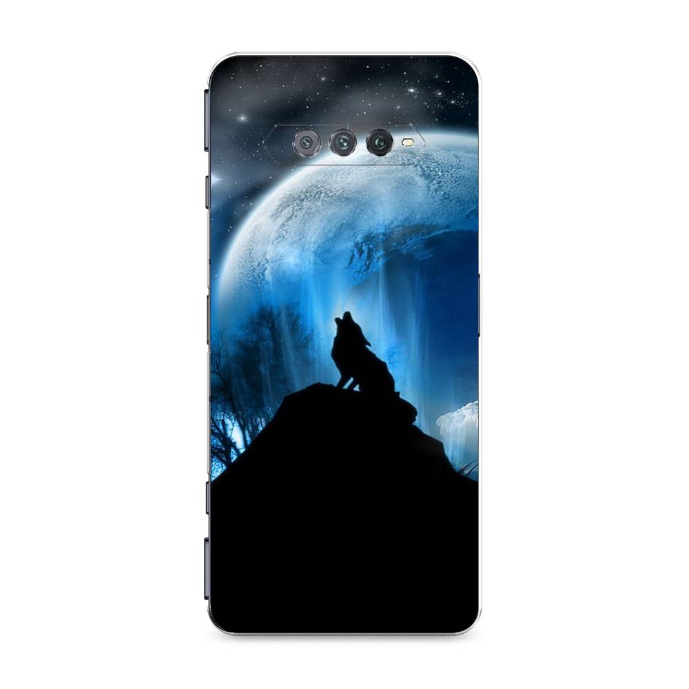 

Чехол на Xiaomi Black Shark 4 "Волк 2", Синий;черный;белый, 311550-1