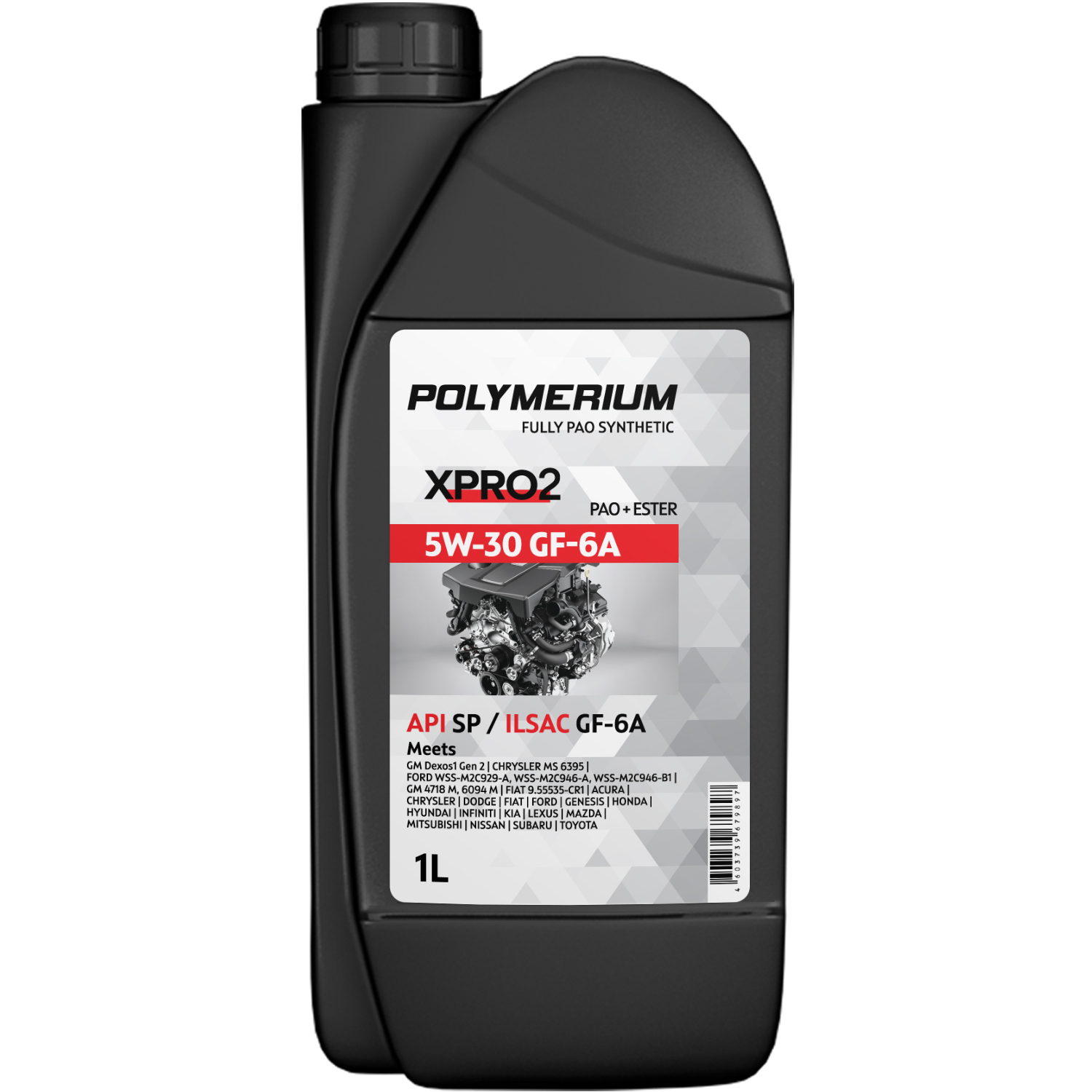 Моторное масло POLYMERIUM XPRO2 5W-30 GF-6A SP 1L