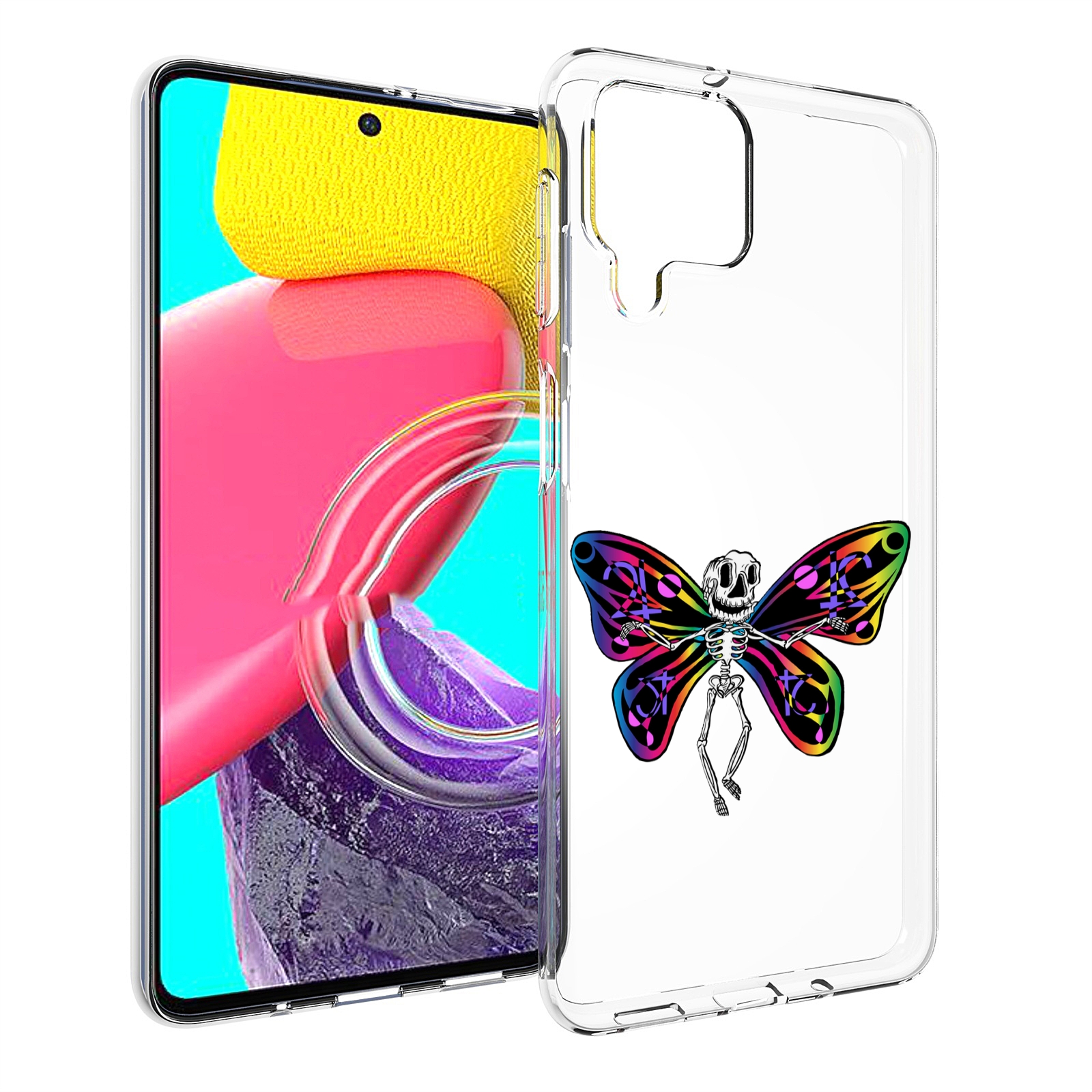 

Чехол MyPads эффект бабочки для Samsung Galaxy M53 (SM-M536), Прозрачный, Tocco