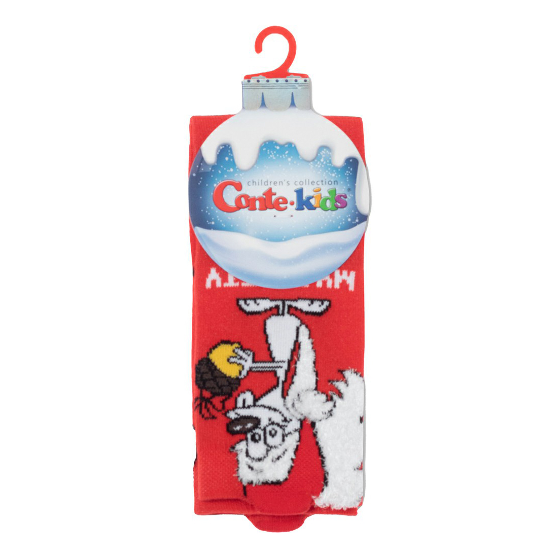 

Носки детские Conte-Kids Новый Год 19С-64СП 911 хлопок красные р 20-22, Красный;белый