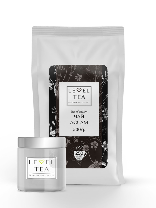 

Чай черный листовой ассам Level Tea 500 г