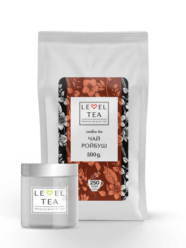 фото Чай красный листовой ройбуш level tea 500 г