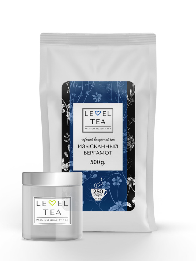 

Чай черный листовой с бергамотом Level Tea 500 г