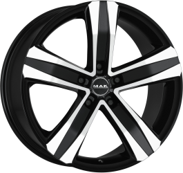 

Колесный диск MAK Stone 5 6,5x16 5x160 D65.1 ET60 цвет Black Mirror