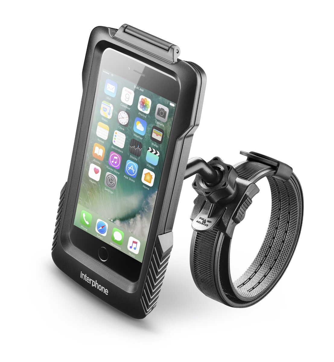 INTERPHONE Держатель для смартфона на нетрубчатый руль мотоцикла, велосипеда Iphone 6SPlus