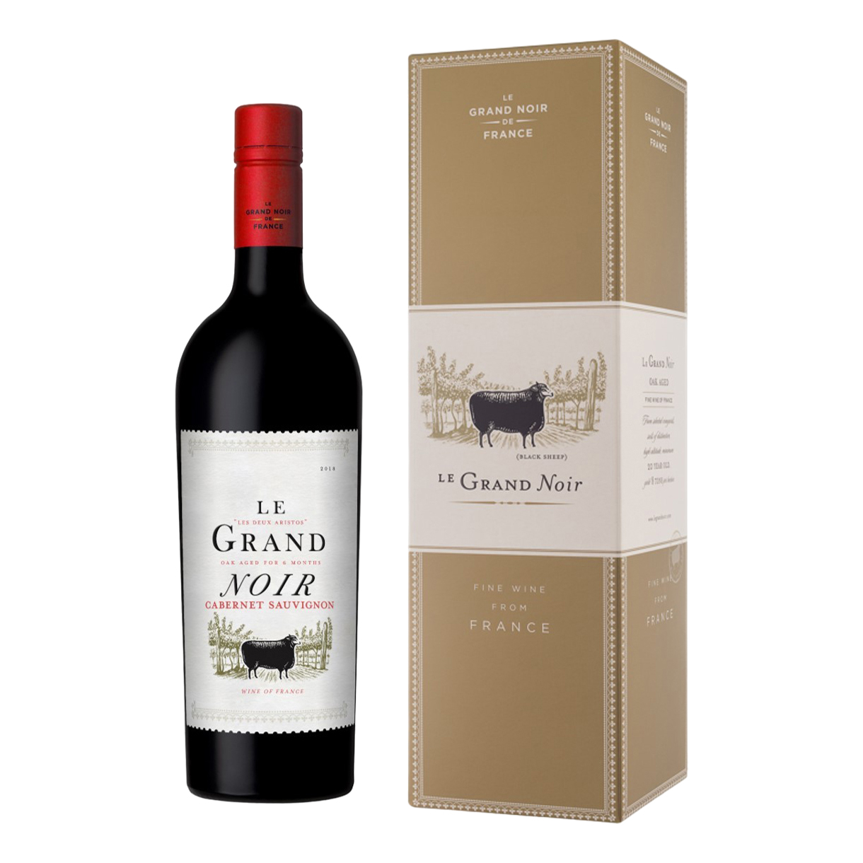 

Вино Le Grand Noir Cabernet Sauvignon красное полусухое 13,5% 0,75 л Франция