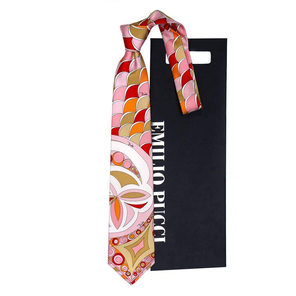 

Галстук мужской Emilio Pucci 848655 бордовый/красный/желтый/золотистый/оранжевый, 848655