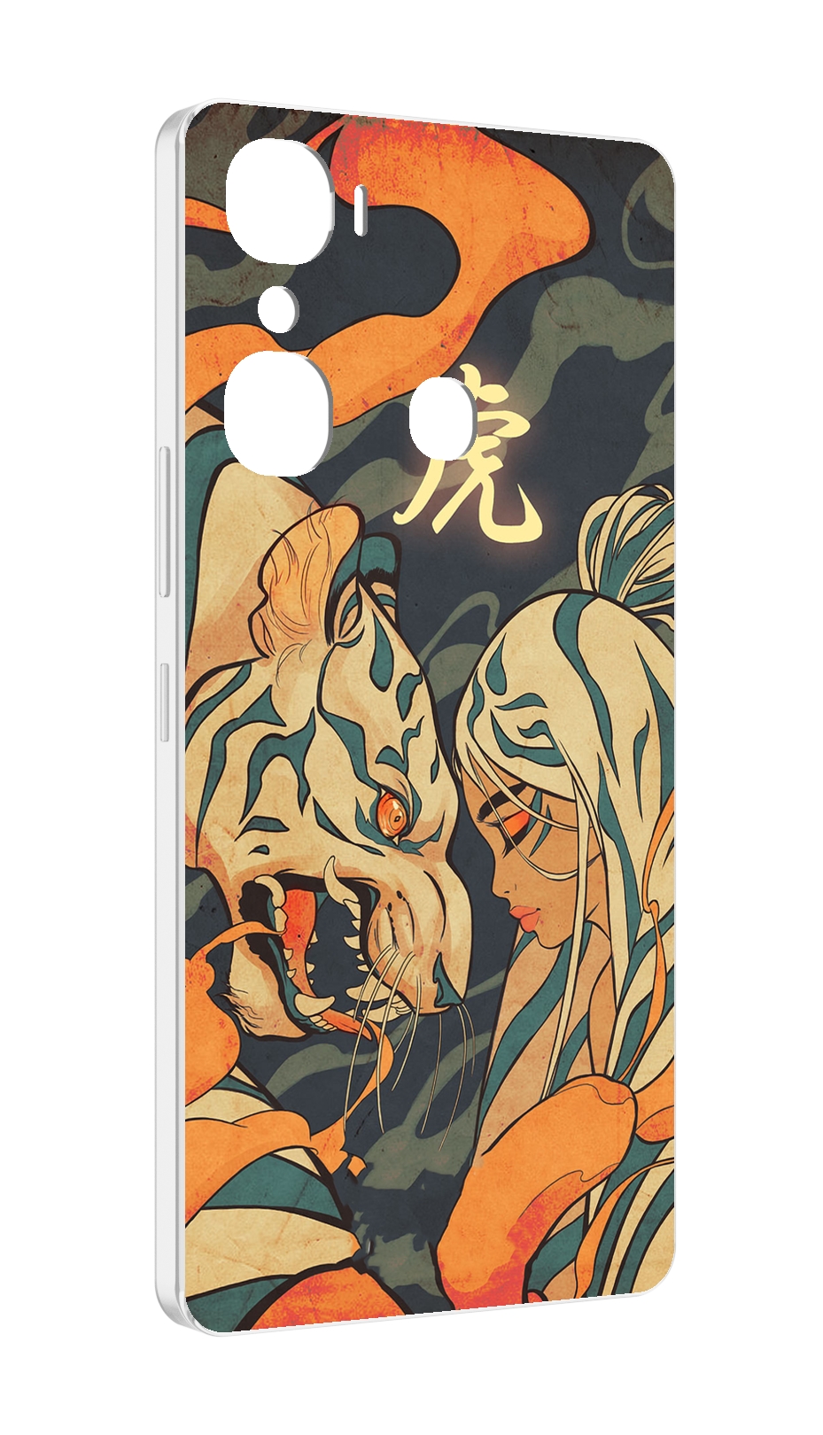 

Чехол MyPads Тигр и девушка друзья для Infinix Hot 12 Pro, Прозрачный, Tocco