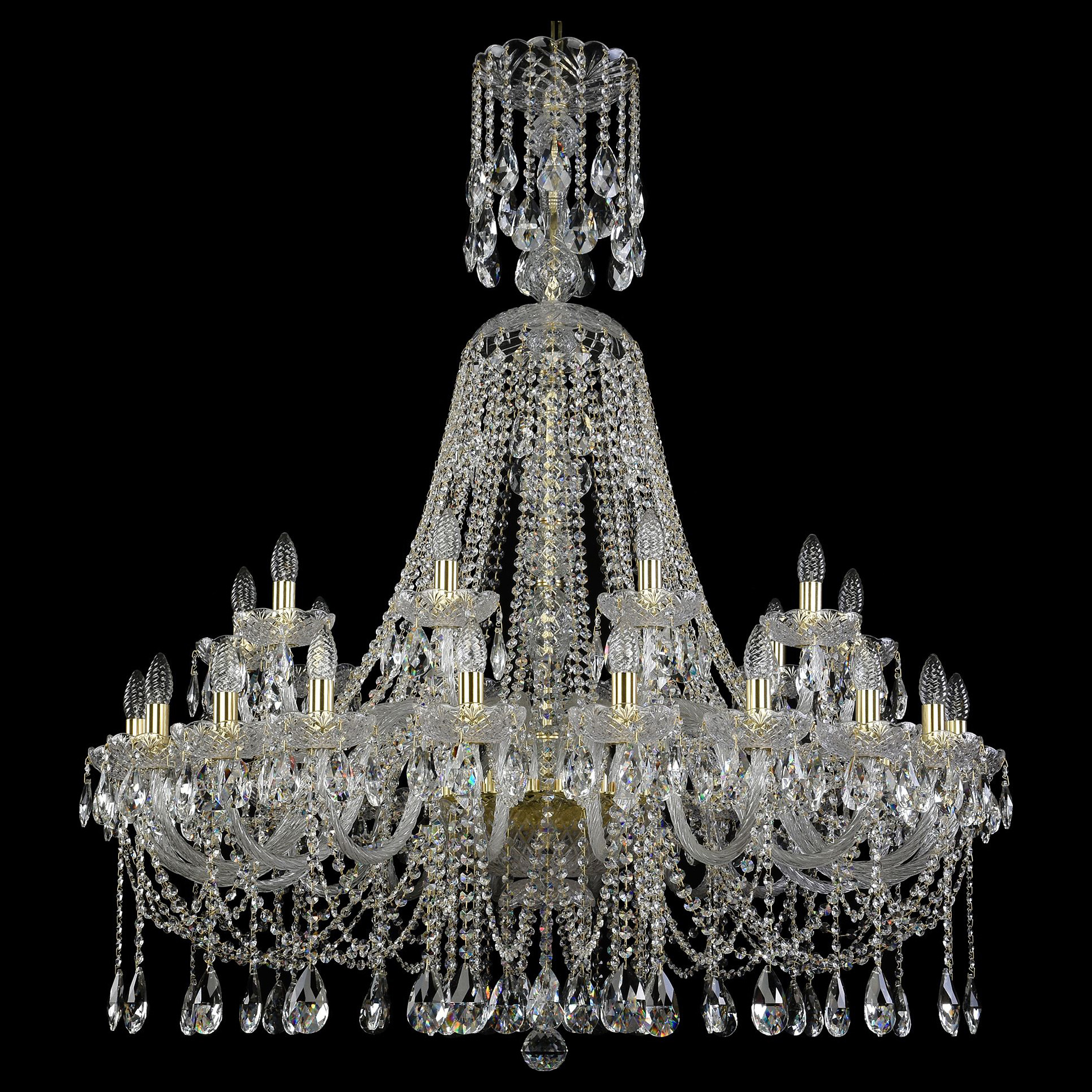 

Подвесная люстра Bohemia Art Classic 11.12.20_10.400.XL-136.Gd.Sp