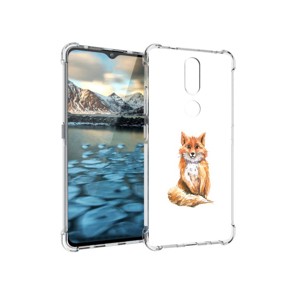 

Чехол MyPads Tocco для Nokia 2.4 детская лиса (PT227049.107.320), Прозрачный, Tocco