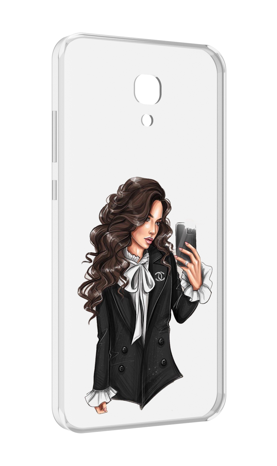 

Чехол MyPads Стильная-девушка для Meizu M6 (M711Q), Прозрачный, Tocco