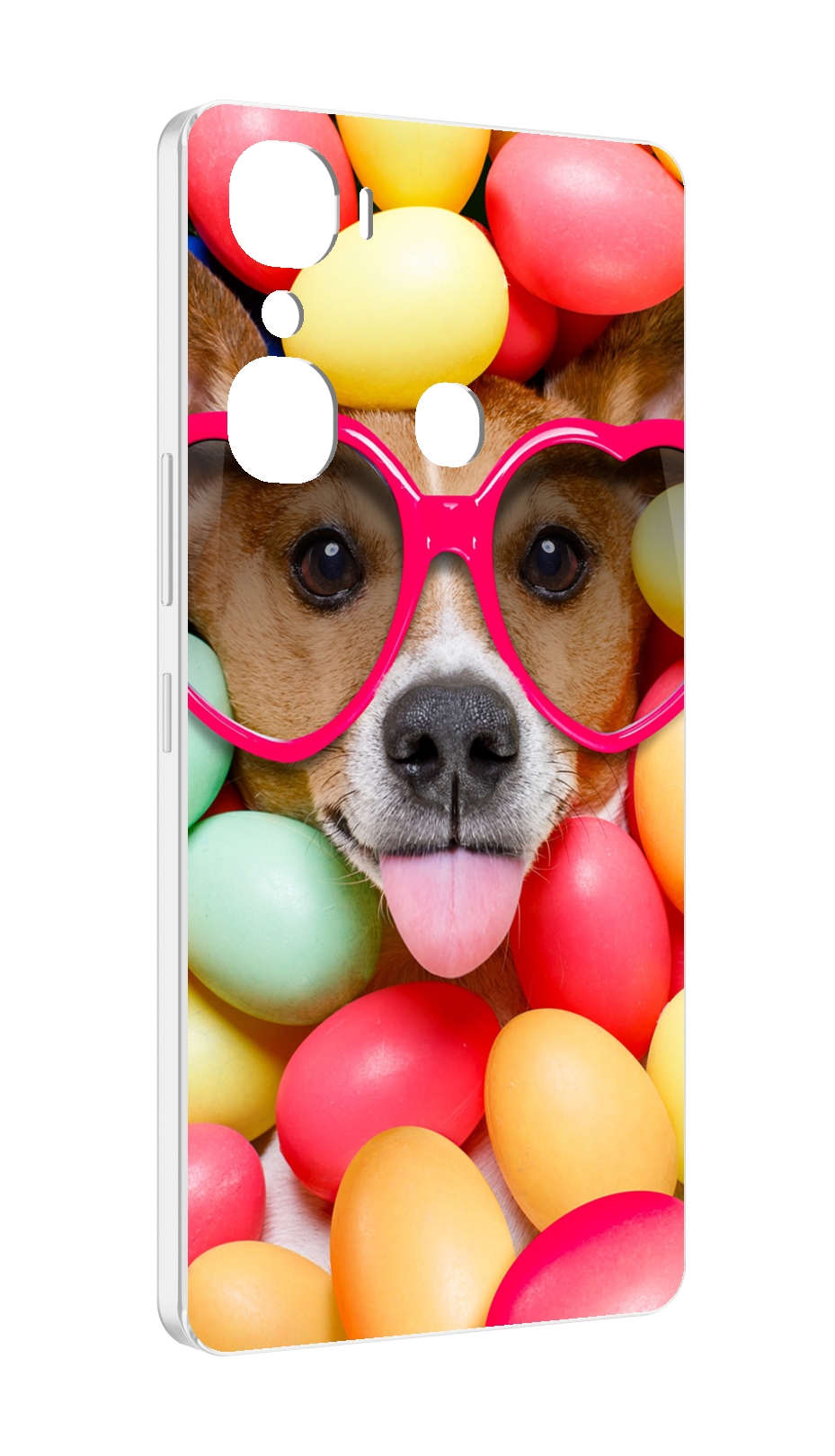 

Чехол MyPads Собака-в-яйцах для Infinix Hot 12 Pro, Прозрачный, Tocco