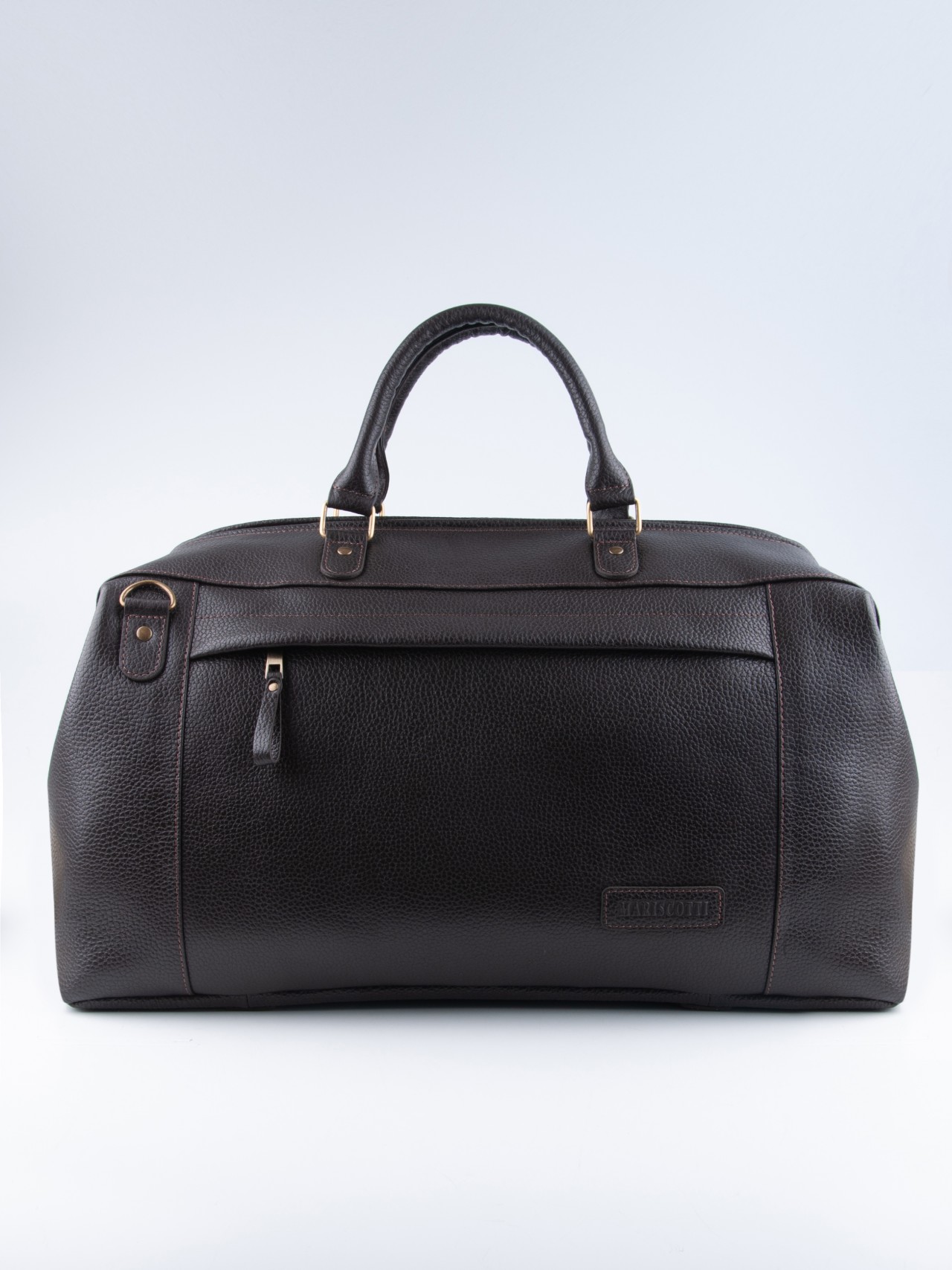 Дорожная сумка унисекс Franchesco Mariscotti 6-403 коричневая, 50х30х25 см