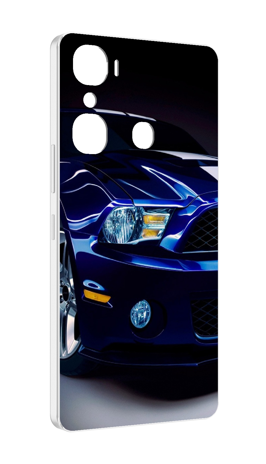 

Чехол MyPads Синяя-машина для Infinix Hot 12 Pro, Прозрачный, Tocco