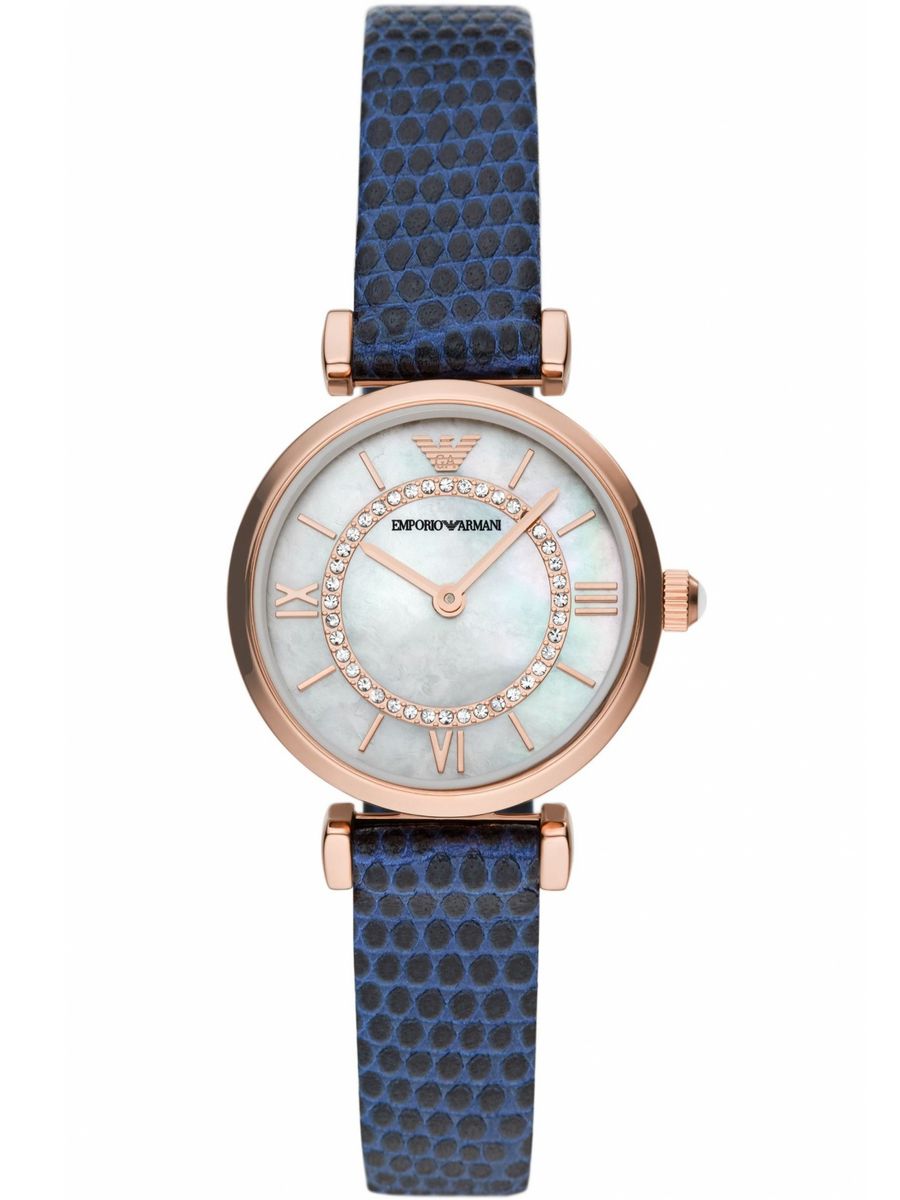 

Наручные часы женские Emporio Armani AR11468 синие, AR11468