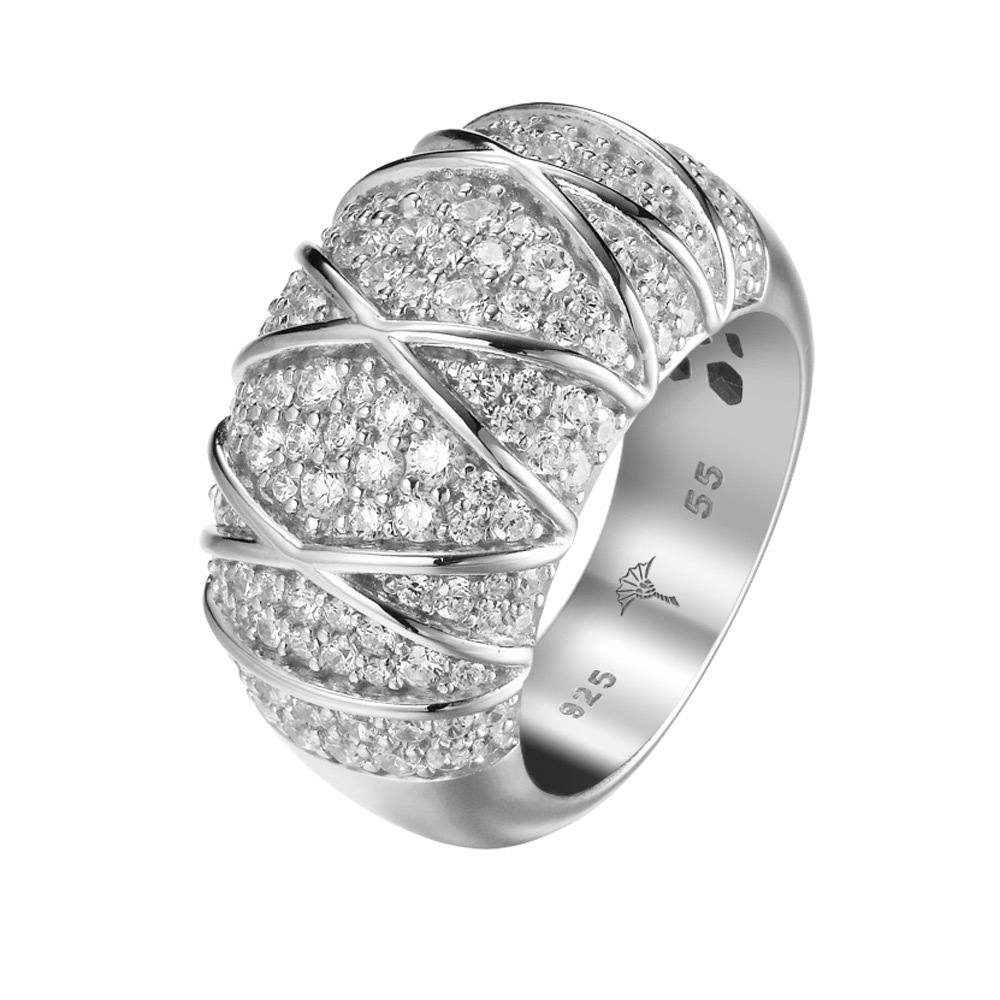 

Кольцо из серебра с фианитом Joop! JPRG90724A, JPRG90724A590