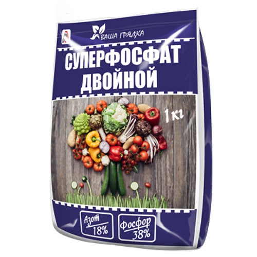

Удобрение минеральное Вика Суперфосфат двойной 1 кг