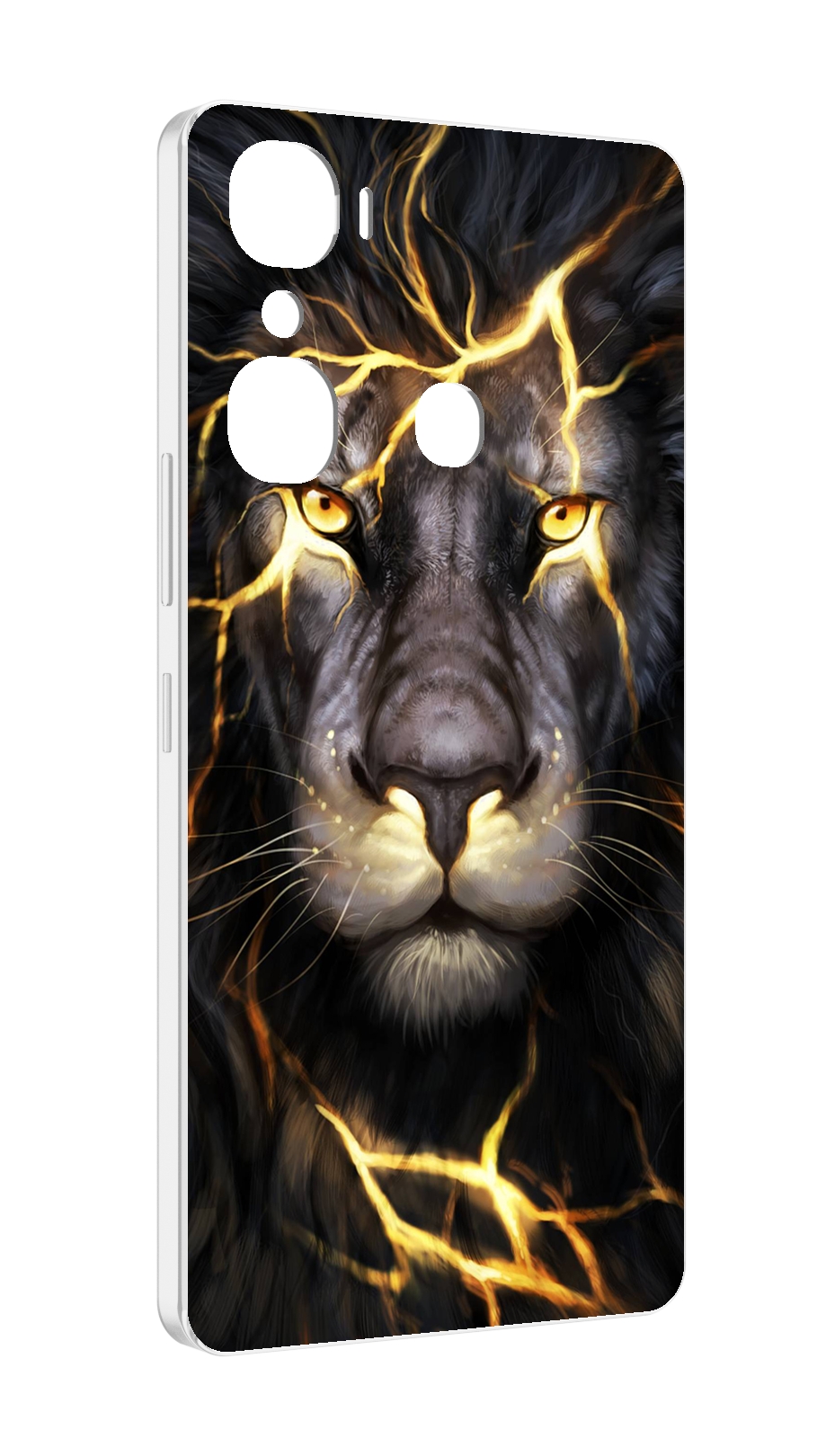 

Чехол MyPads Светящийся-лев мужской для Infinix Hot 12 Pro, Прозрачный, Tocco