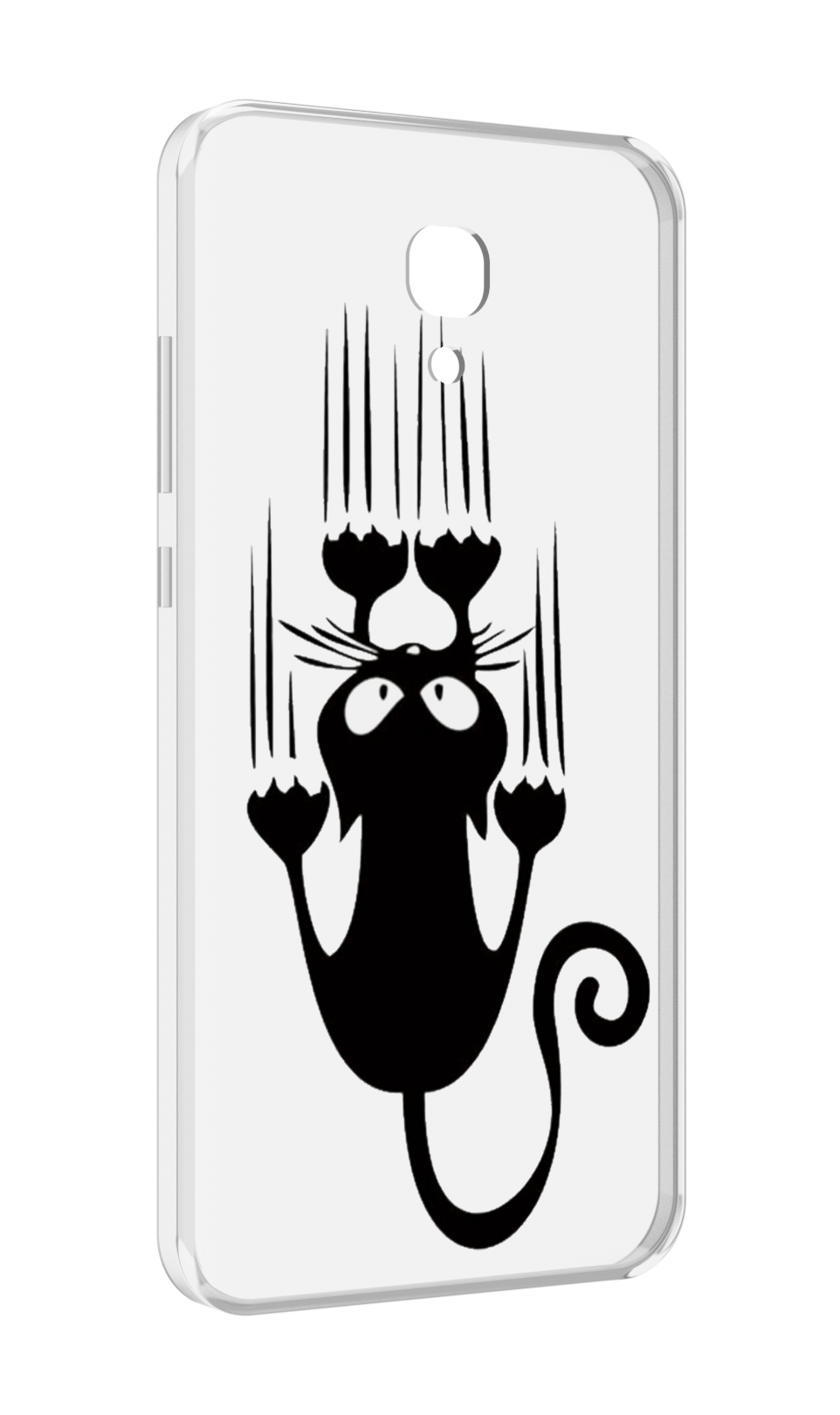 

Чехол MyPads Свисающий-кот для Meizu M6 (M711Q), Прозрачный, Tocco
