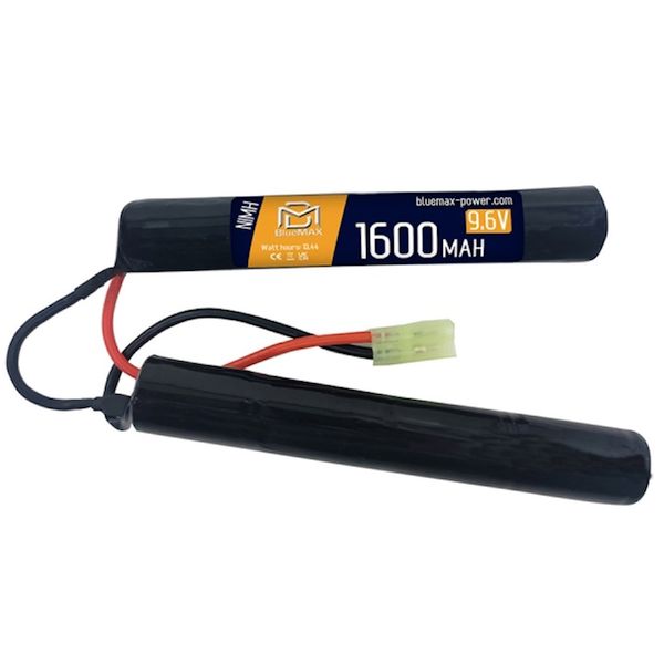 

Аккумулятор BlueMAX NiMH 9.6V 1600mah Nunchuck, 2x (118x18) мм