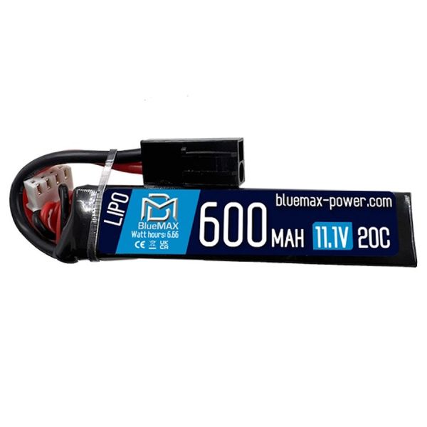 

Аккумулятор BlueMAX Li-Po 11.1V 600mah 20C PDW w Mini Tamiya