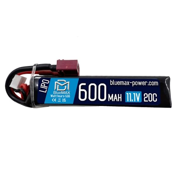 

Аккумулятор BlueMAX Li-Po 11.1V 600mah 20C PDW w Deans