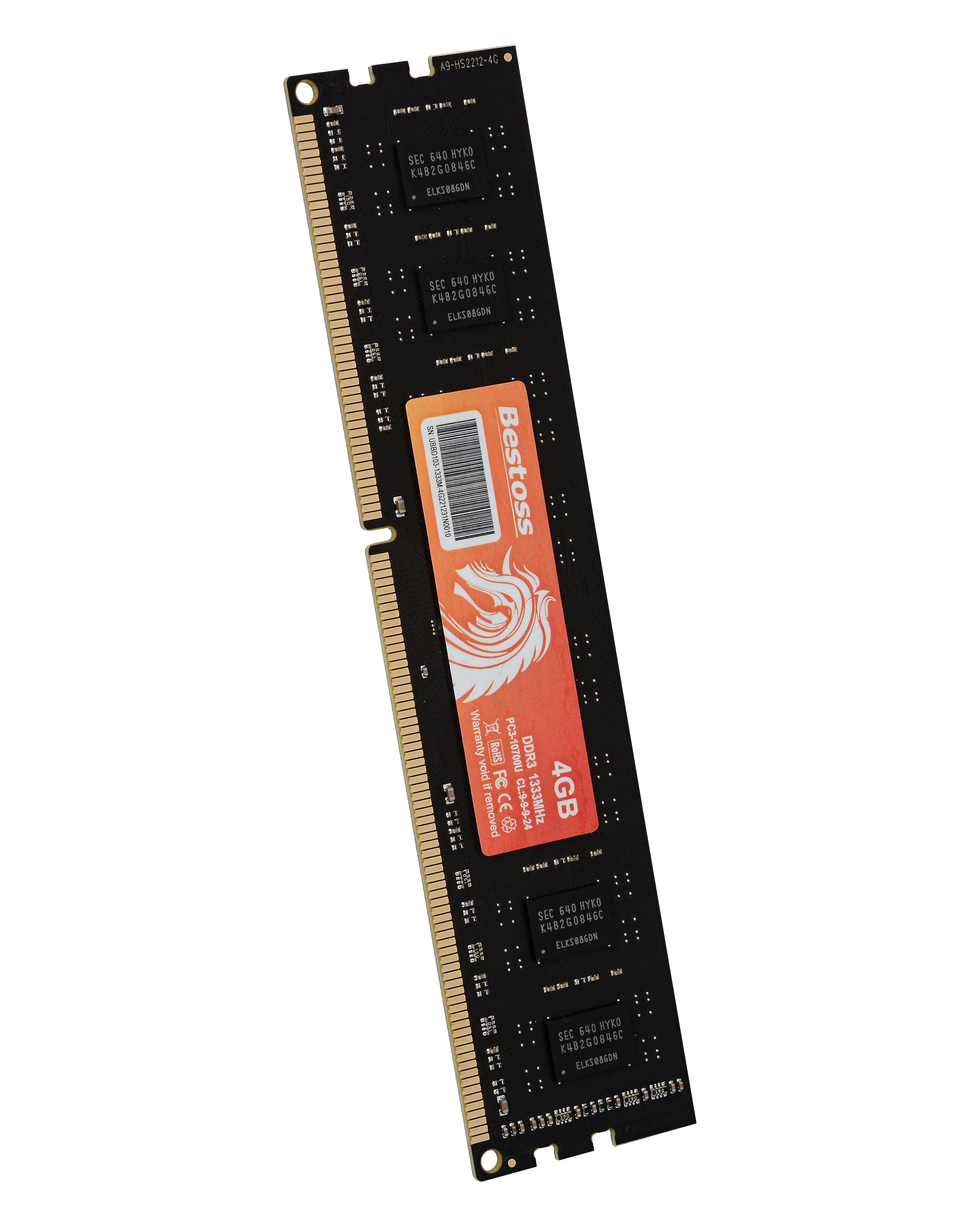 Оперативная память Bestoss DDR3 DIMM 1333MHz (DDR3DIMM1333MHz_4GB), DDR3 1x4Gb, 1333MHz