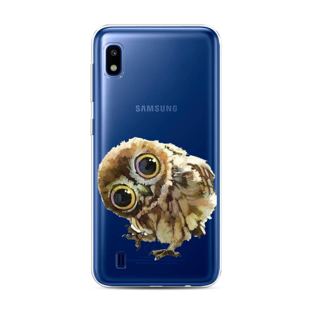 

Чехол Awog на Samsung Galaxy A10 "Любопытный совенок", Разноцветный, 27950-1