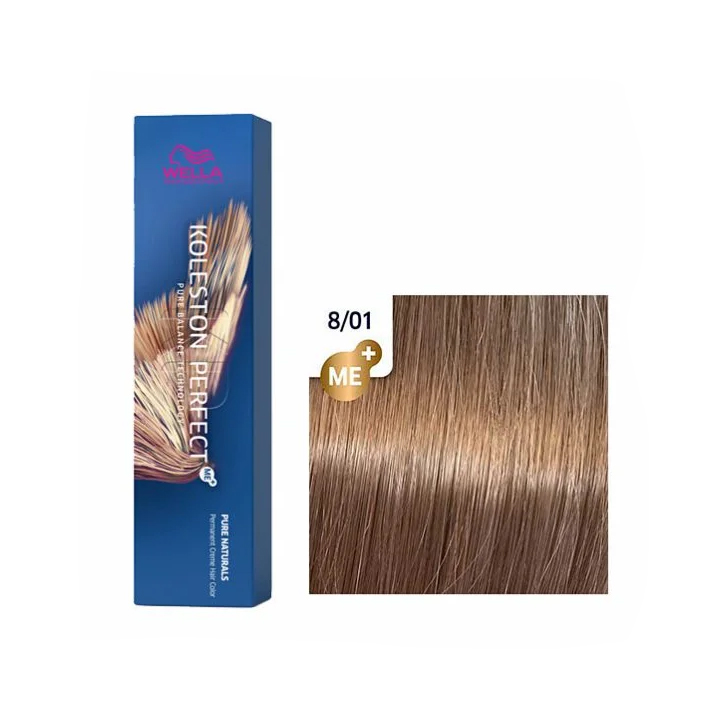 

Wella Koleston Perfect ME+ 8/01 (Миндаль), 60 мл. (8/xx, ряд - светлый блондин)