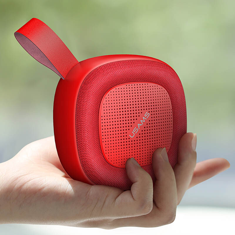 фото Usams us-yx004 wireless speaker mofa series red