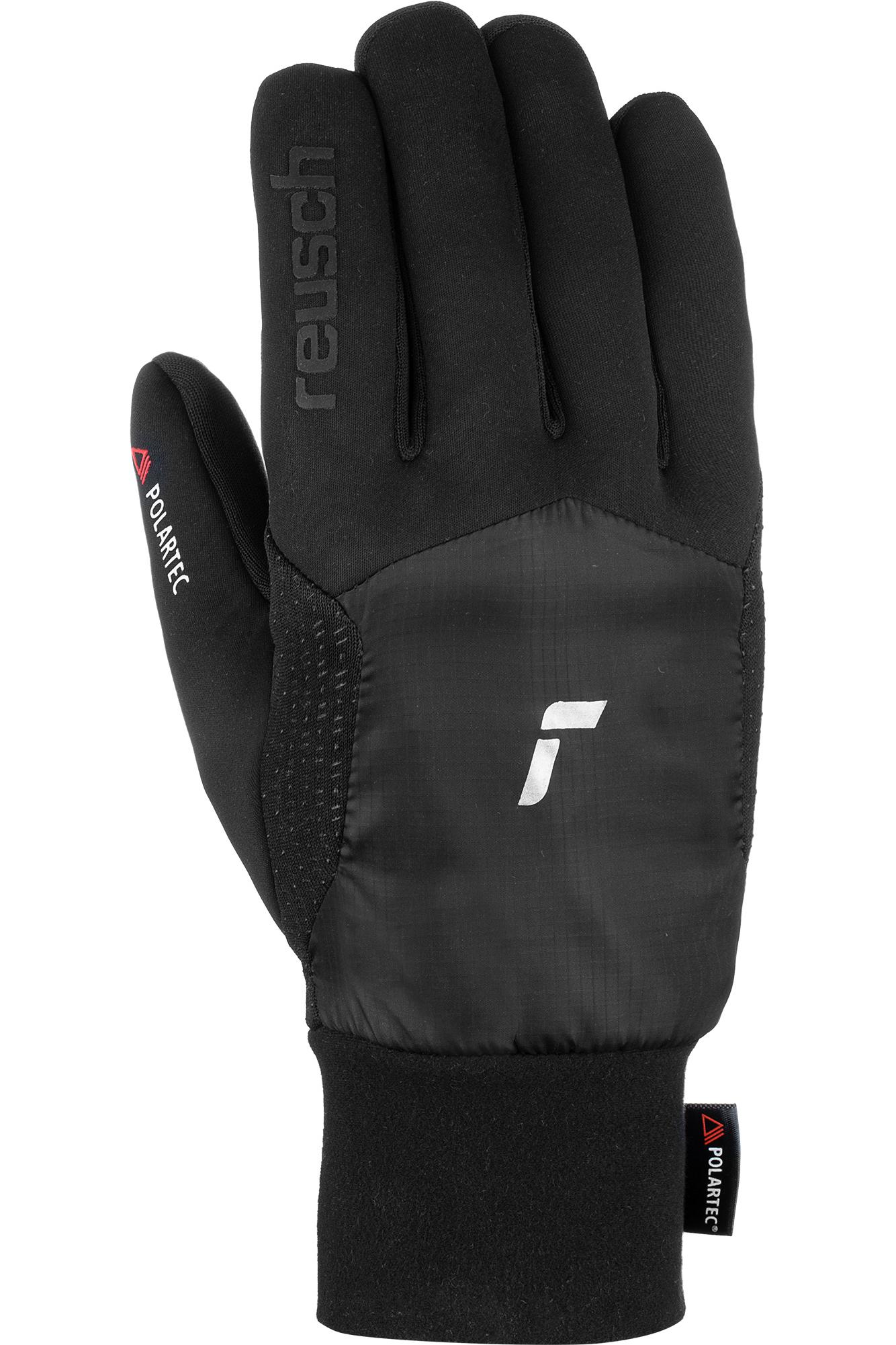 

Перчатки Reusch Garhwal Hybrid Touch-Tec Black/Silver (Inch (Дюйм):7,5), Черный, Garhwal Hybrid Touch-Tec