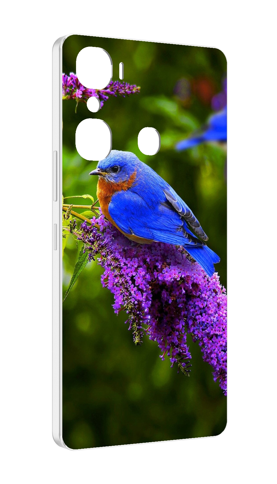 

Чехол MyPads Птица-сиреневая для Infinix Hot 12 Pro, Прозрачный, Tocco