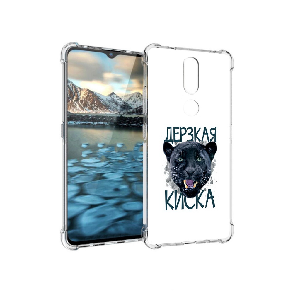 

Чехол MyPads Tocco для Nokia 2.4 дерзкая киска (PT227049.107.319), Прозрачный, Tocco