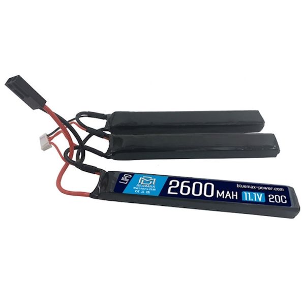 Аккумулятор BlueMAX Li-Po 11.1V 2600mah 20C Triple, 3x 128x21x12 мм