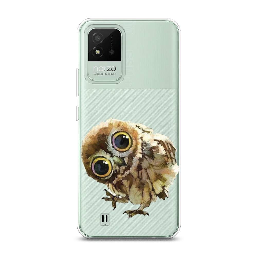 

Чехол Awog на Realme Narzo 50i "Любопытный совенок", Разноцветный, 2510050-1