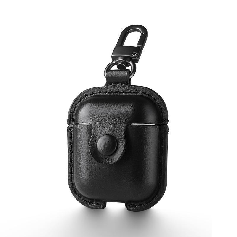 

USAMSY US-BH475 Leather Case For AirPods blue