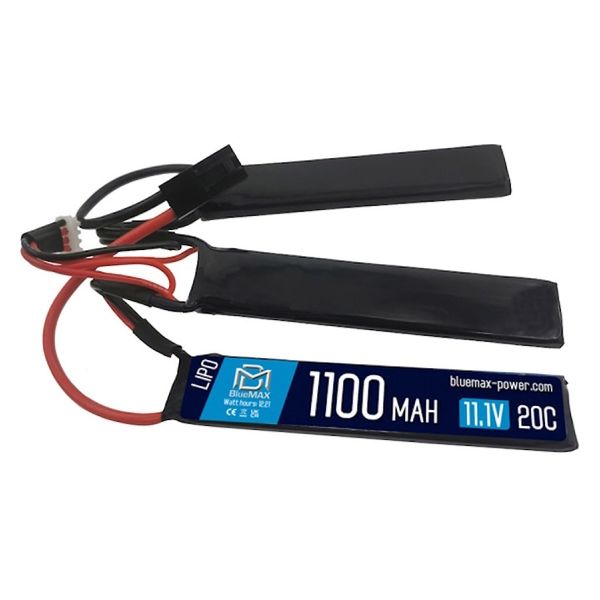 Аккумулятор BlueMAX Li-Po 11.1V 1100mah 20C Triple, 3x 102x21x5 мм