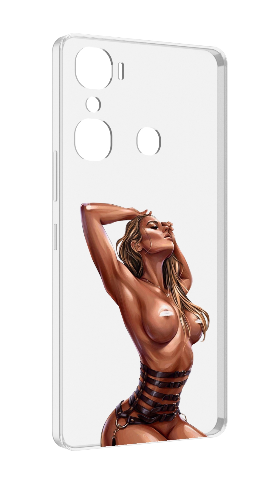 

Чехол MyPads Портупея денский для Infinix Hot 12 Pro, Прозрачный, Tocco