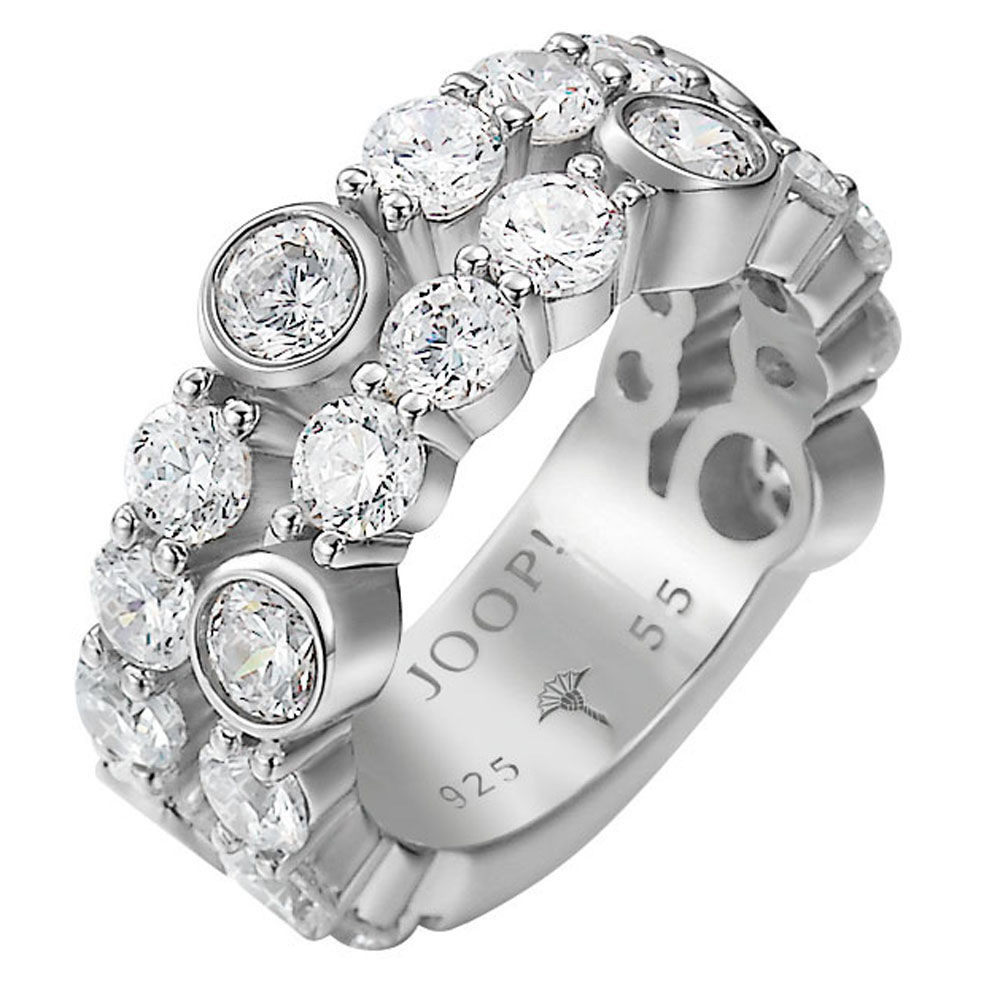 

Кольцо из серебра с фианитом Joop! JPRG90619A, JPRG90619A570