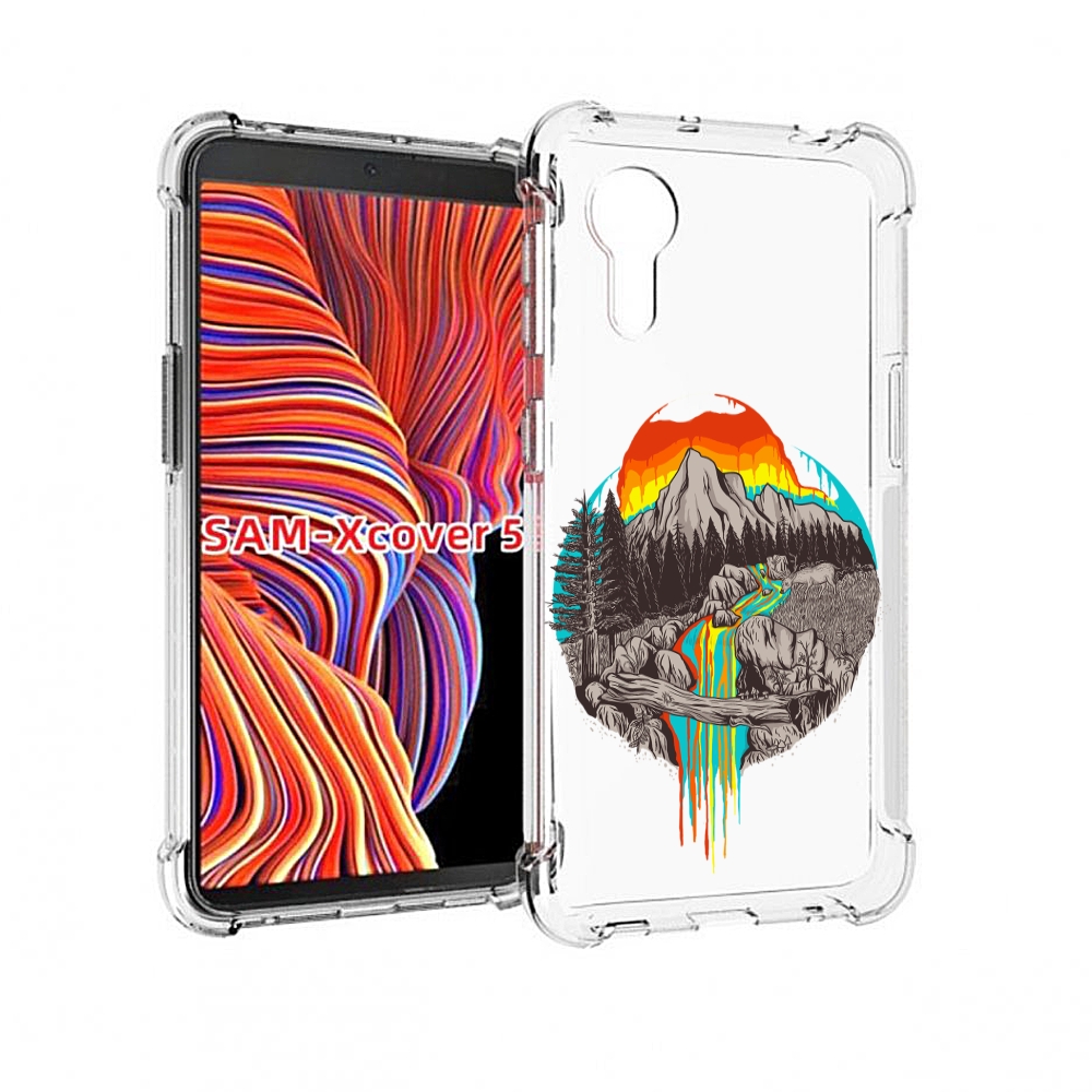 

Чехол MyPads Радужный водопад для Samsung Galaxy Xcover 5, Прозрачный, Tocco