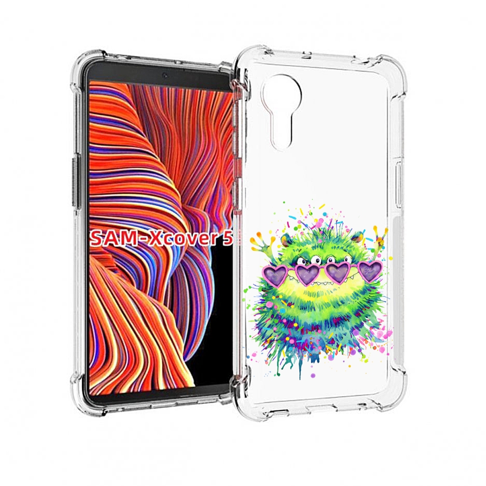 

Чехол MyPads Пушистый персонаж для Samsung Galaxy Xcover 5, Прозрачный, Tocco