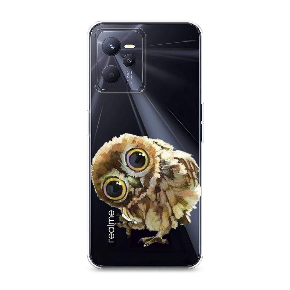 

Чехол Awog на Realme C35 "Любопытный совенок", Разноцветный, 259250-1