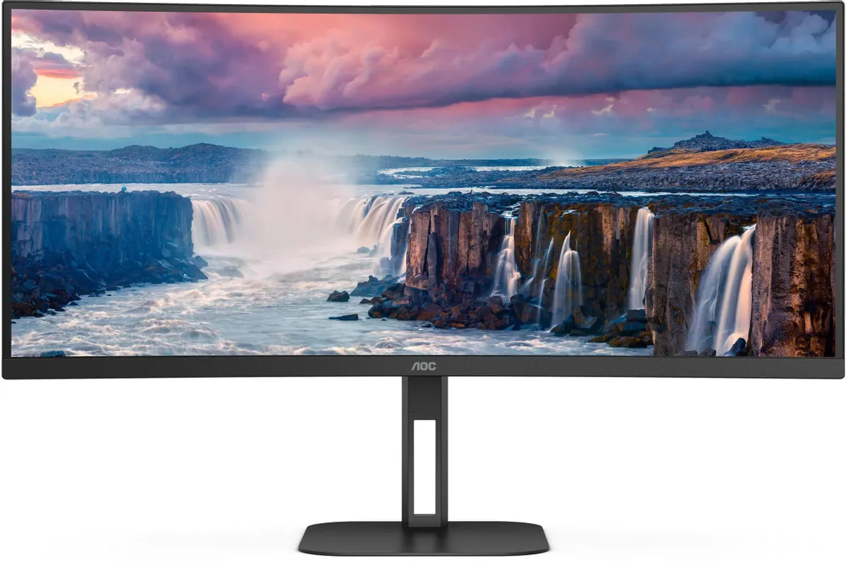 

34" Монитор AOC CU34V5C/BK черный 100Hz 3440x1440 VA, CU34V5C/BK