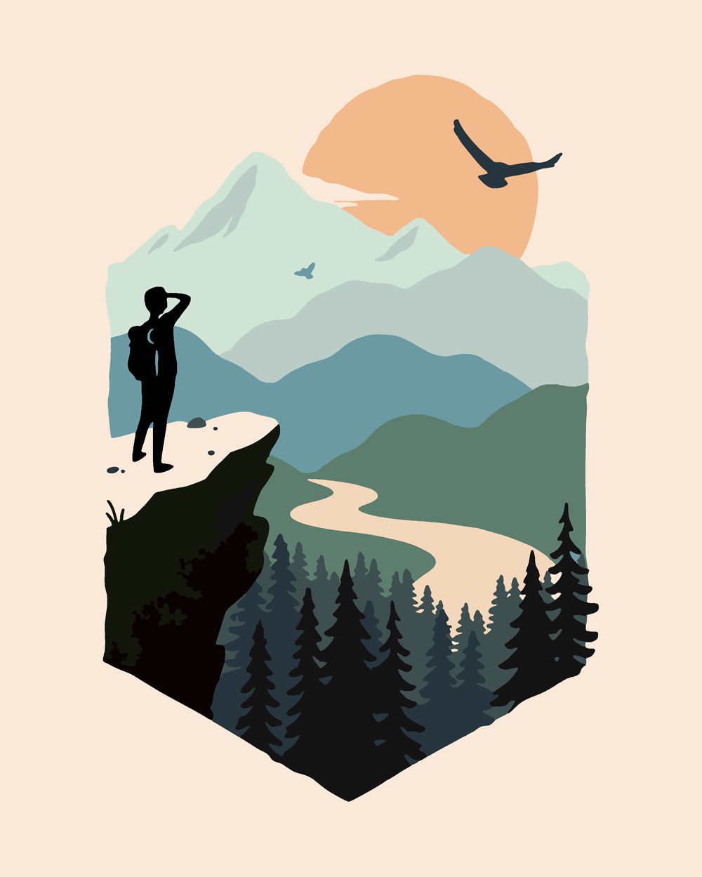 

Картина по номерам Красиво Красим Travel Минимализм, 70 х 100 см, Travel Минимализм