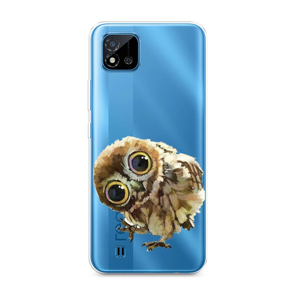 

Чехол Awog на Realme C20 "Любопытный совенок", Разноцветный, 254850-1