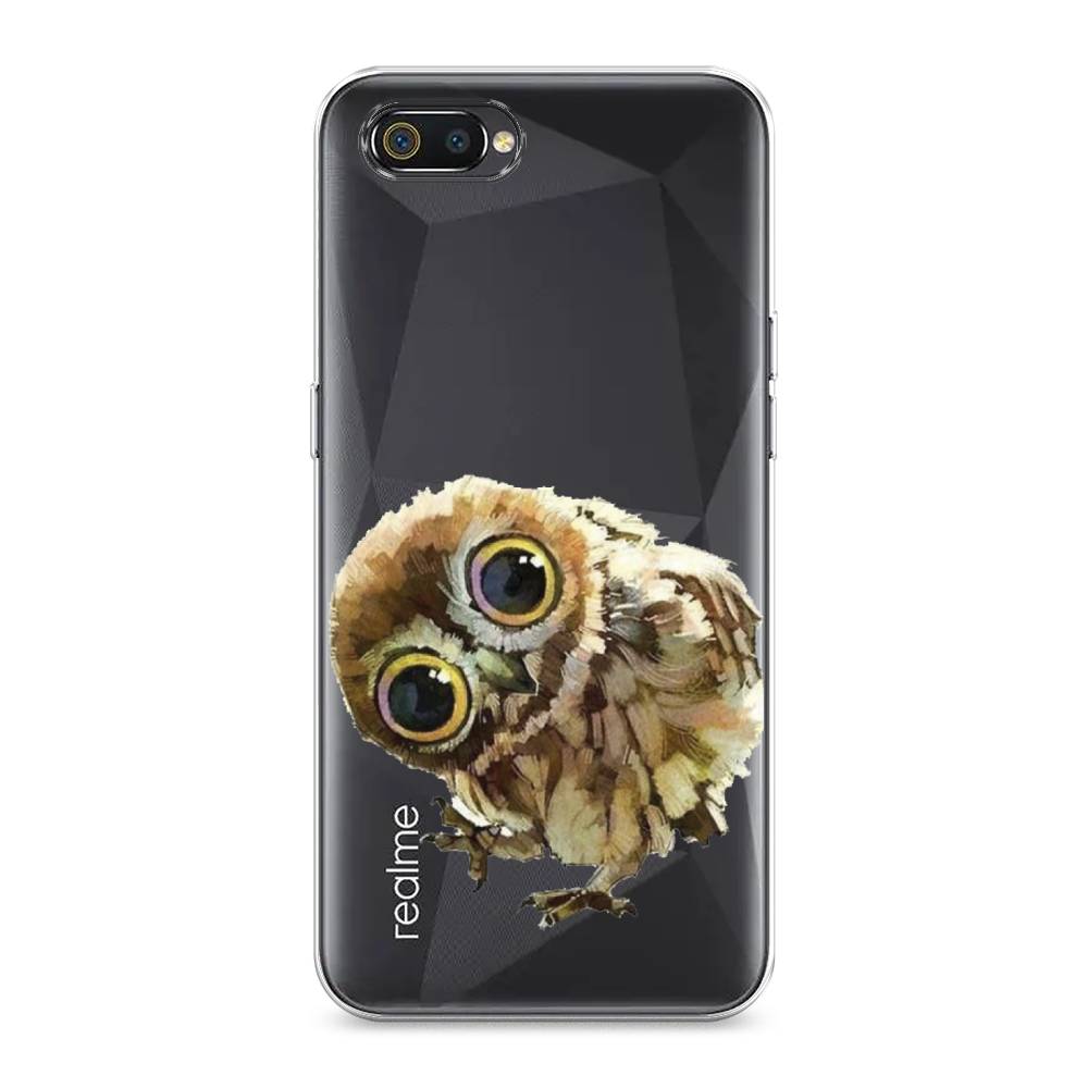 

Чехол Awog на Realme C2 "Любопытный совенок", Разноцветный, 251150-1