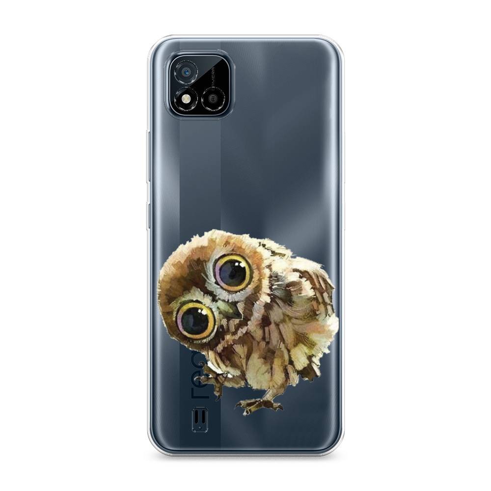 

Чехол Awog на Realme C11 (2021) "Любопытный совенок", Разноцветный, 257550-1