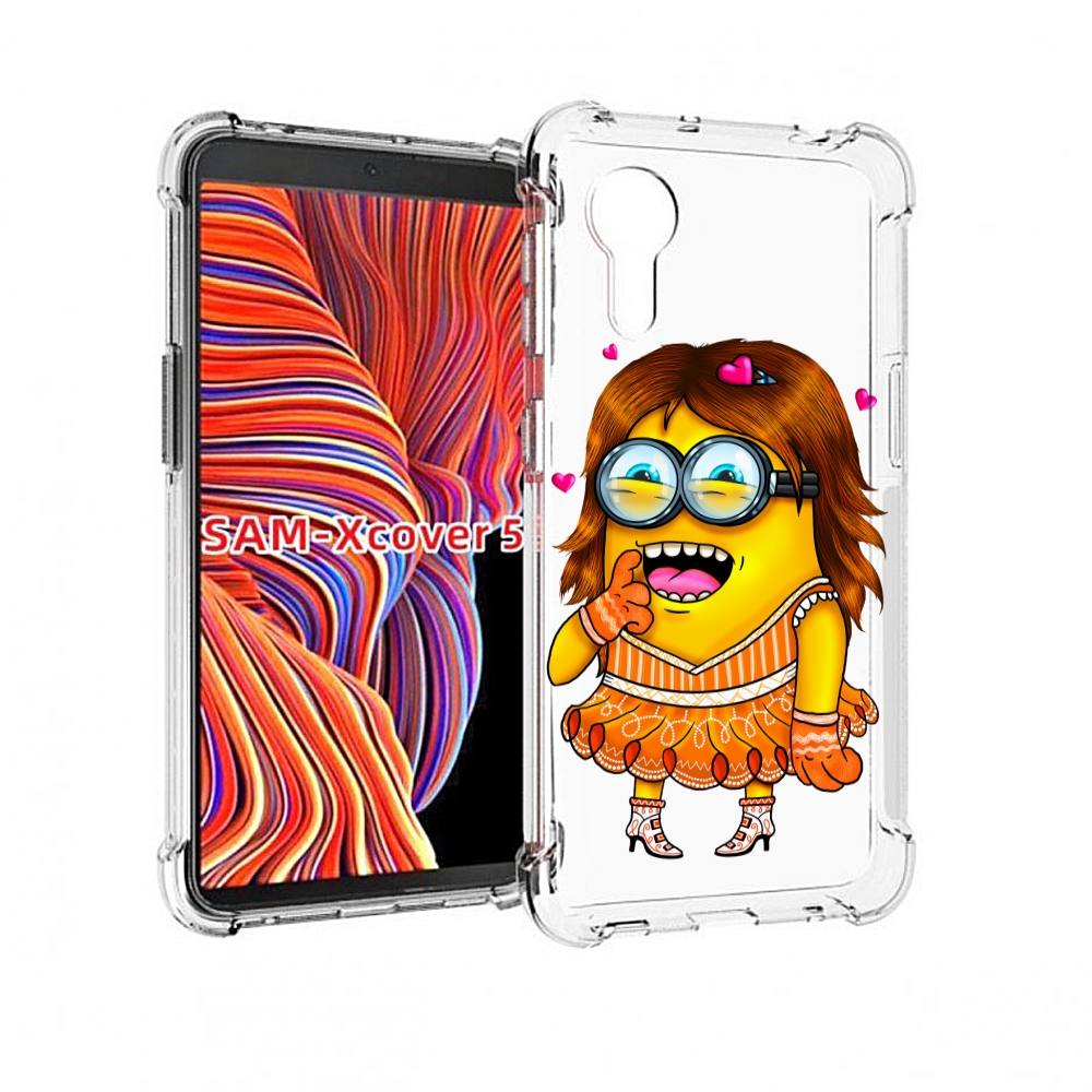 

Чехол MyPads Миньон девочка для Samsung Galaxy Xcover 5, Прозрачный, Tocco
