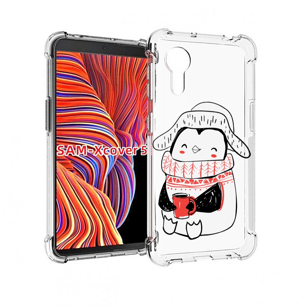 

Чехол MyPads Милый пингвин для Samsung Galaxy Xcover 5, Прозрачный, Tocco